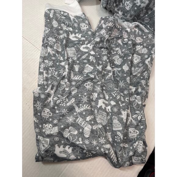Cuddl Duds Women’s Two Piece Jogger Pants Pajama Lounge Set Christmas Size XL - Picture 3 of 4